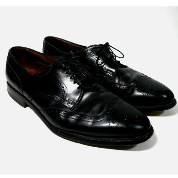 Allen Edmonds Concord Wingtip Oxford Dress Shoes Black Men Size 12 C Made In USA main image 13